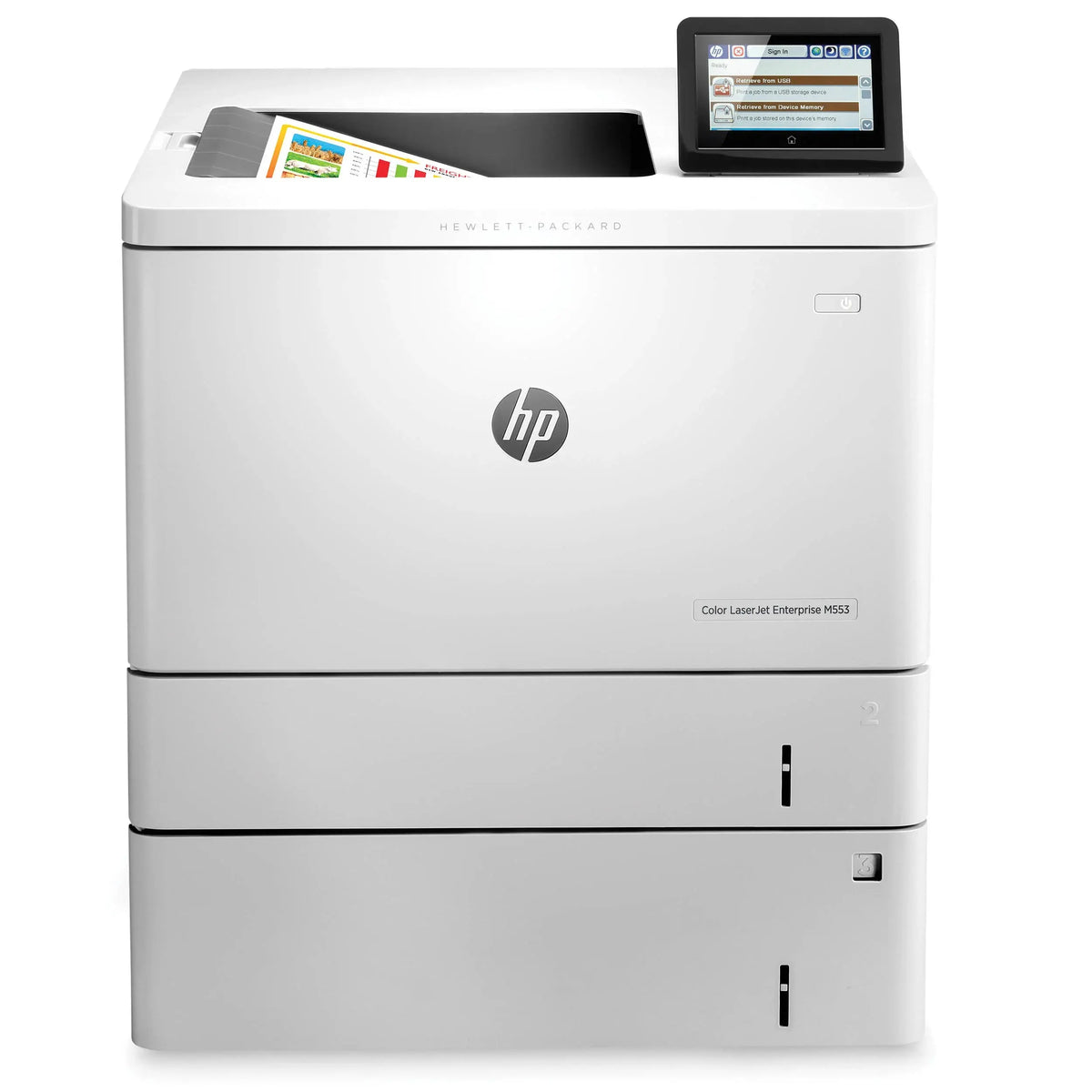 HP LaserJet Enterprise M553X Color Printer Refurbished Hewlett Packard