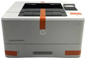 HP M402dw Laserjet Pro Printer completely refurbished with genuine parts and rollers by our authorized technicians.